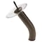 Novatto FALLS Single Lever Waterfall Vessel Faucet, Oil Rubbed Bronze/ Clear Glass GF-001ORB-C - alternate 3